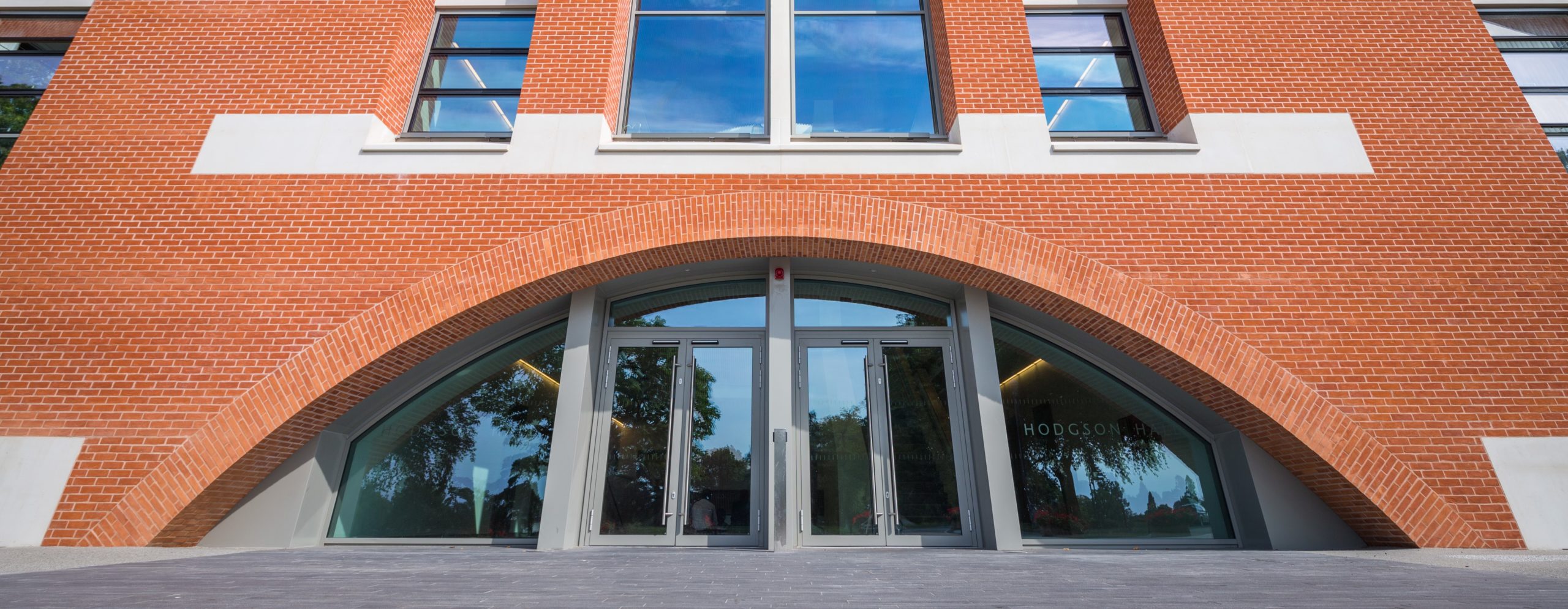 Hodgson Hall PreFabricated Arches All Brick and Stone