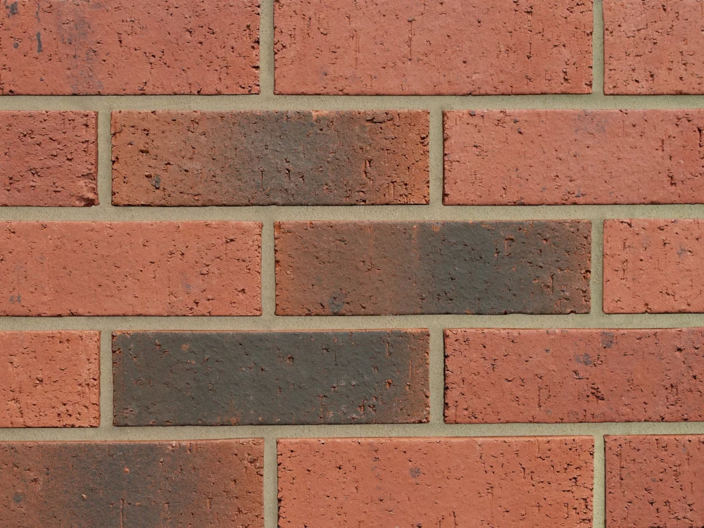 Red and grey brick