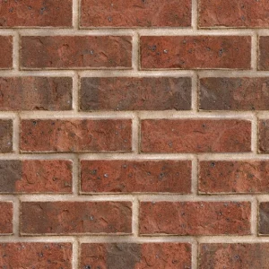 Red and brown brick