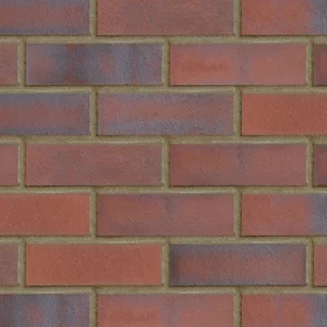 Red and purple rustic brick