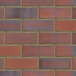 Red and purple brick