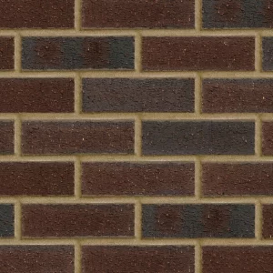 dark brown and blue brick