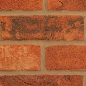 Red and orange stock textured brick
