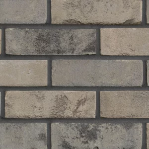 A light grey textured brick