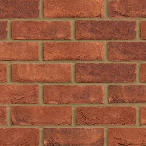 An antique blend of brick red and brown