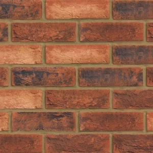 Red and brown brick