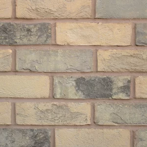 Light grey and cream brick