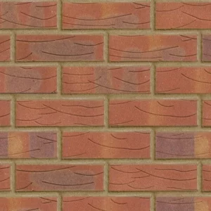 Red mixture brick sample