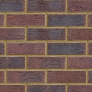 Red and purple brick sample