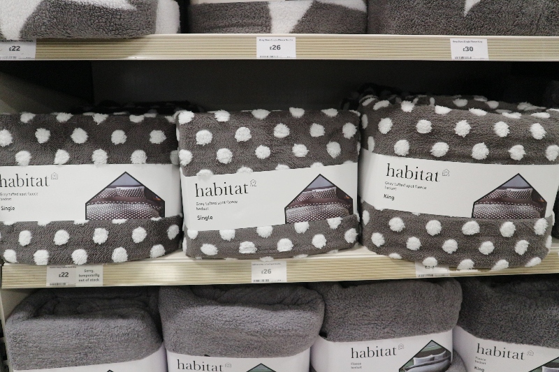 Habitat bedding at Sainsbury's Braehead