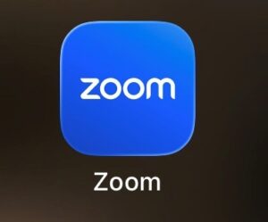 Picture of the Zoom app icon.