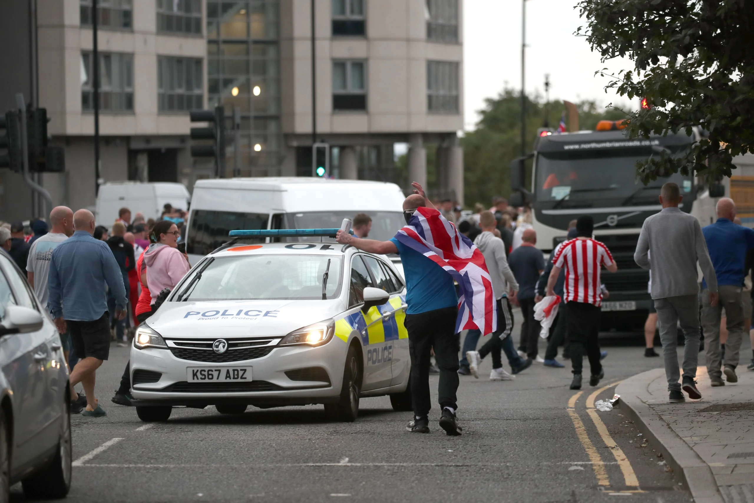 Defendant who is first to admit riot offence handed four year sentence ...