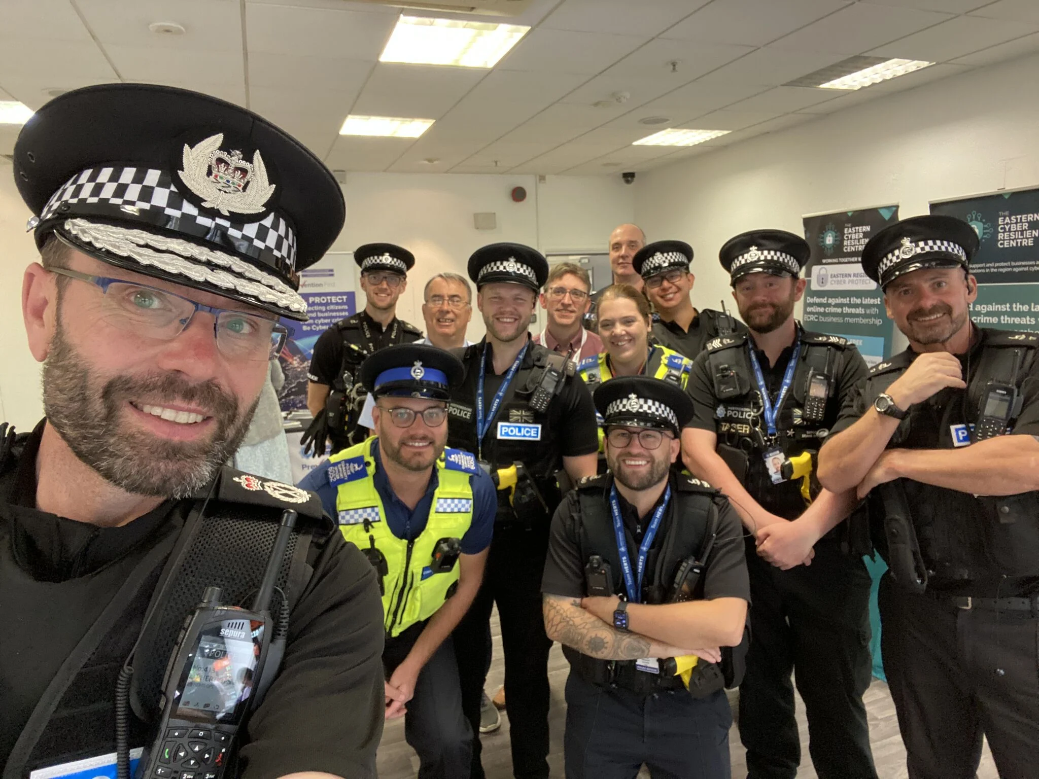Officers host crime prevention day in support of force’s Herts ...