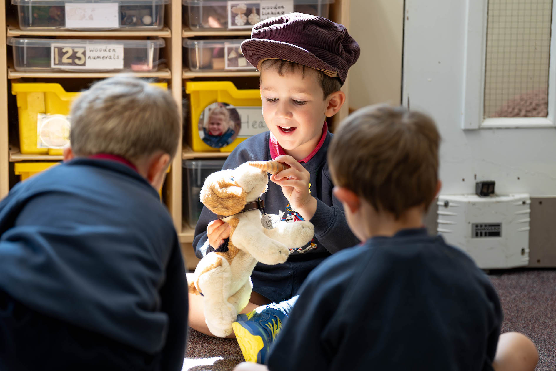 Pre-Reception class with small groups and qualified EYFS teacher