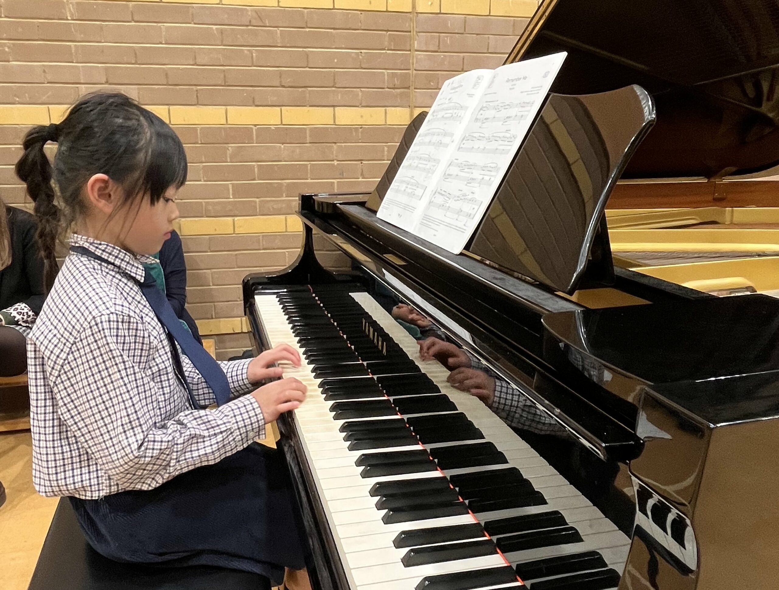 Pupils at Swanbourne House, Buckinghamshire are given an opportunity to play a wide range of musical instruments.