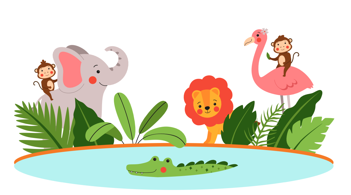 Jungle-themed Stay & Play event for Pre-Reception, Reception and Pre-Prep families at an independent school in Milton Keynes, Buckinghamshire.